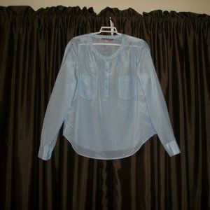 Calypso St. Barth Light Blue/Grey Blouse